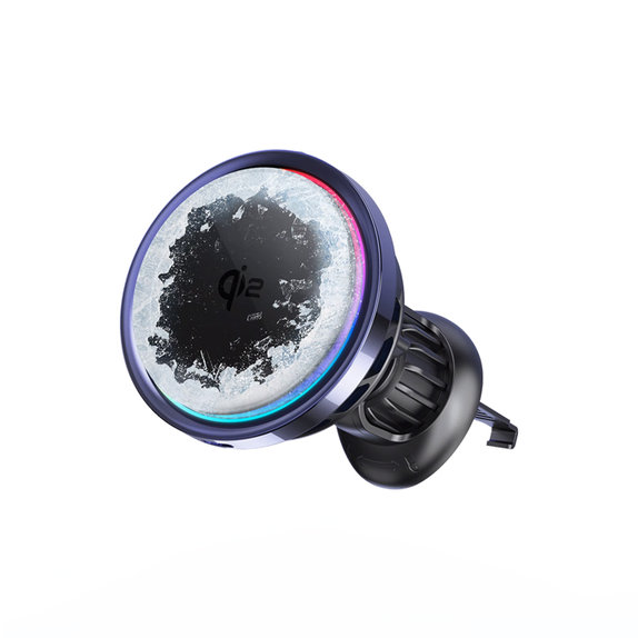 FixPremium - MagSafe Chargeur de voiture Mini avec Qi2, noir