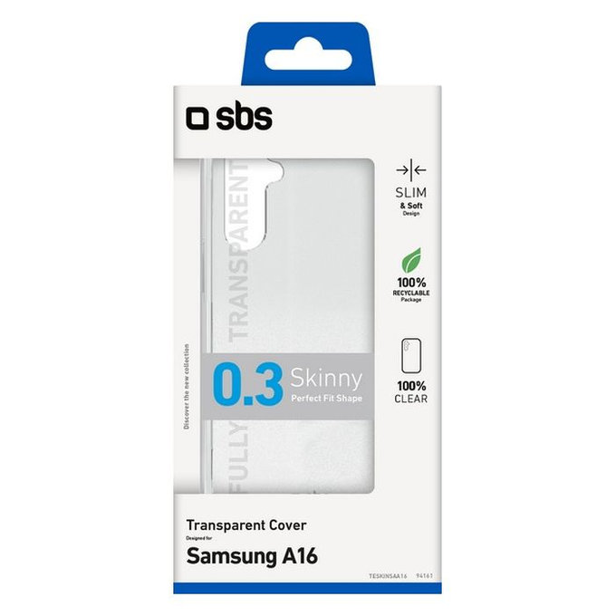 SBS - Cas Skinny pour Samsung Galaxy A16, transparent