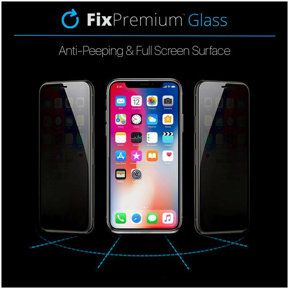 FixPremium Privacy Anti-Spy Glass - Verre trempé pour iPhone 16