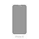 FixPremium Privacy Anti-Spy Glass - Verre trempé pour iPhone 16