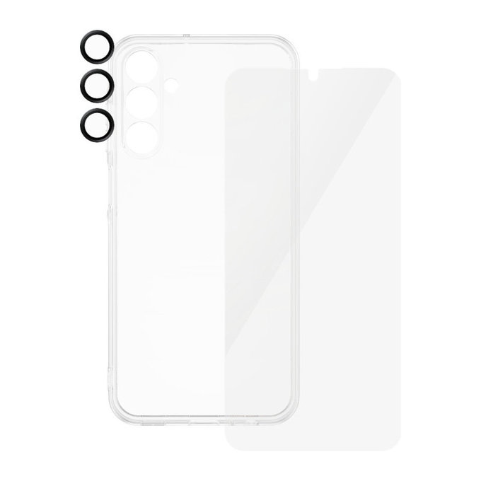 Bundle protection d’objectif photo + verre trempé UWF + coque TPU pour Samsung A15 5G, SAFE