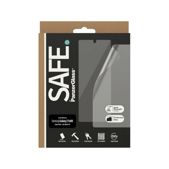 Film de protection UWF et verre trempé pour Samsung Galaxy Z Fold6, Clair, SAFE by PanzerGlass