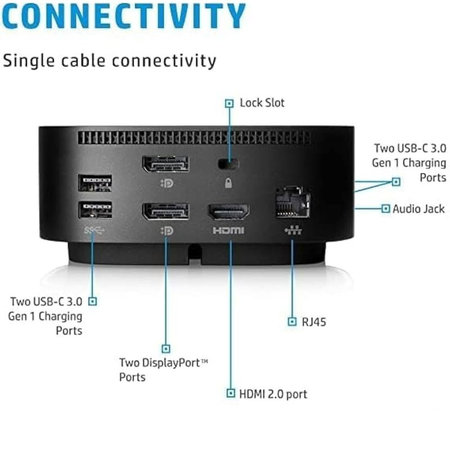 HP - Station d'accueil G5 (USB-C) Reconditionné