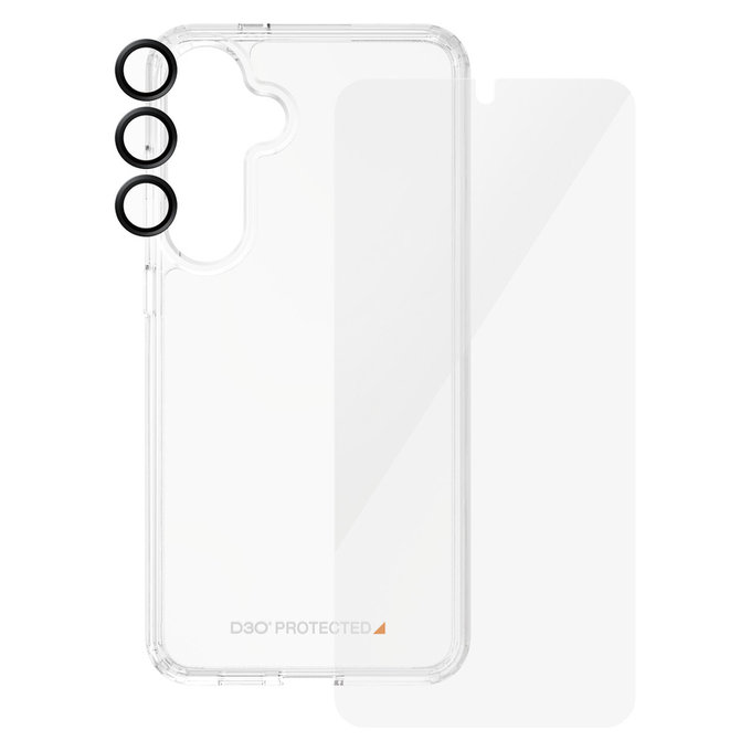 Bundle Hoops + Verre trempé UWF + Hard Case D3O pour Samsung Galaxy S24+, PanzerGlass