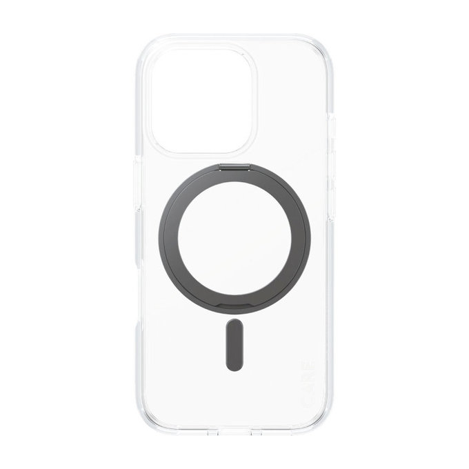 Coque Kickstand avec MagSafe pour iPhone 16 Pro, Noir, CARE