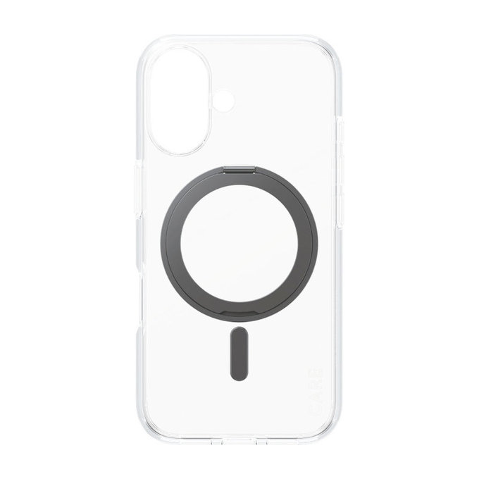 Coque Kickstand avec MagSafe pour iPhone 16, Noir, CARE