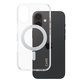 Coque Kickstand avec MagSafe pour iPhone 16, Argent, CARE