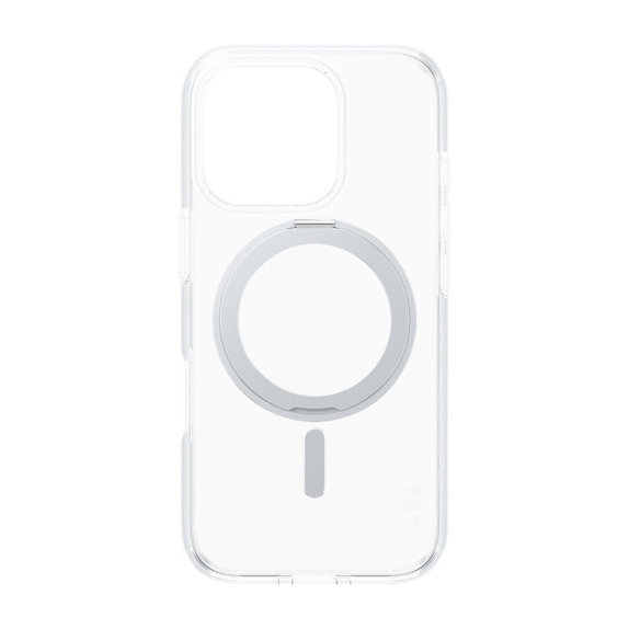 Coque Kickstand avec MagSafe pour iPhone 16 Pro, Argent, CARE
