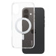Coque Kickstand avec MagSafe pour iPhone 16 Plus, Argent, CARE