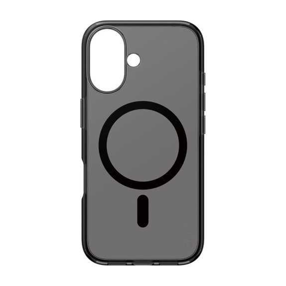 Coque Smokey avec MagSafe pour iPhone 16, Noir, CARE