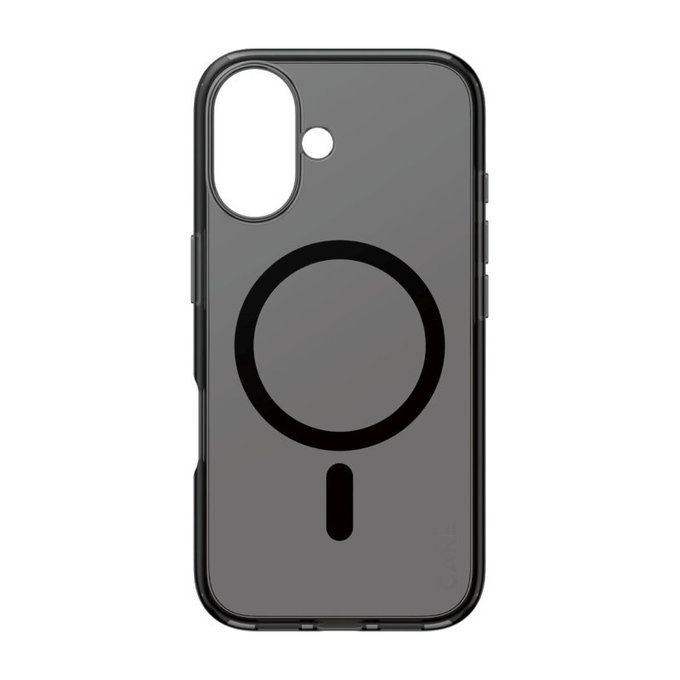 Coque Smokey avec MagSafe pour iPhone 16, Noir, CARE