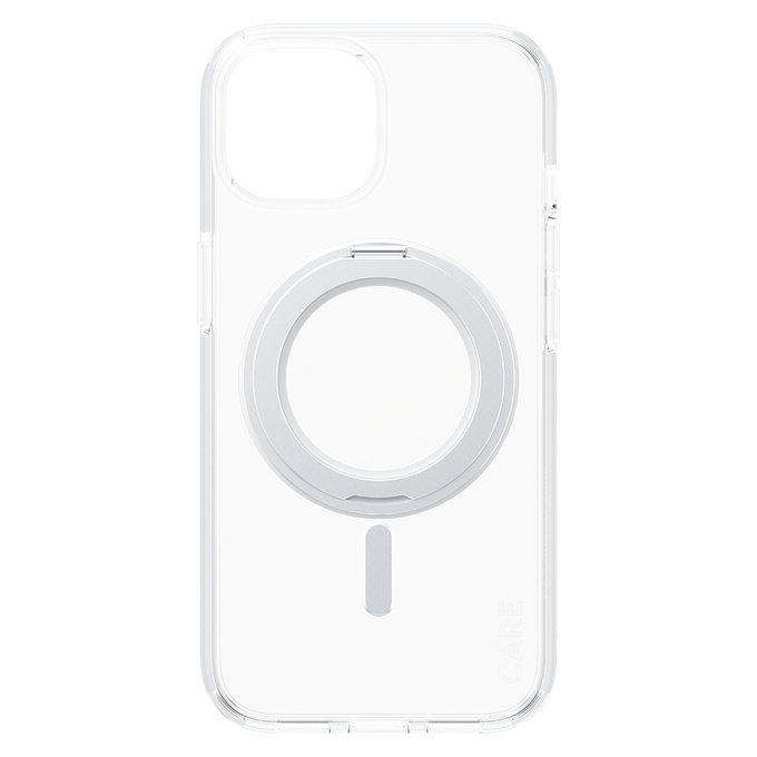 Étui Kickstand avec MagSAFE by PanzerGlass pour iPhone 15, Argent, PanzerGlass
