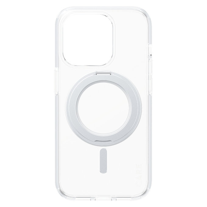 Étui Kickstand avec MagSAFE by PanzerGlass pour iPhone 15 Pro, Argent, PanzerGlass