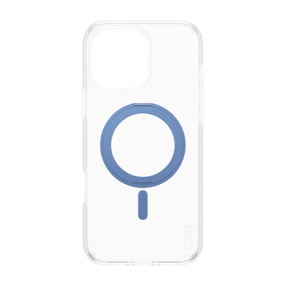 Coque Kickstand avec MagSafe pour iPhone 16 Pro Max, Bleu, CARE