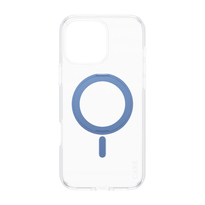 Coque Kickstand avec MagSafe pour iPhone 16 Pro Max, Bleu, CARE