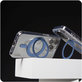 Coque Kickstand avec MagSafe pour iPhone 16 Pro Max, Bleu, CARE