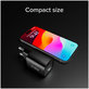 Adaptateur de voyage LCD USB-C, GaN, 45 W PD, noir, SBS