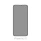 FixPremium Privacy Anti-Spy Glass - Verre trempé pour iPhone XR et 11
