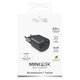 PURO - Adaptateur de charge MiniPro USB-C, GaN, 20W, black oyster