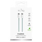 PURO - USB-C Cable / USB-C, 60W, Fabrik FABK4, 1,5 m, island mist