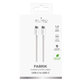 PURO - USB-C Cable / USB-C, 60W, Fabrik FABK4, 1,5 m, sandshell
