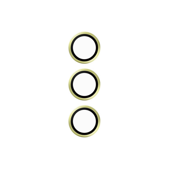 Protection d’objectif photo Hoops pour Samsung A25 5G, Jaune, PanzerGlass