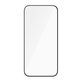 Verre trempé UWF Ceramic avec applicateur pour iPhone 15, Noir, PanzerGlass