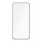 Verre trempé UWF Ceramic avec applicateur pour iPhone 15 Pro, Noir, PanzerGlass