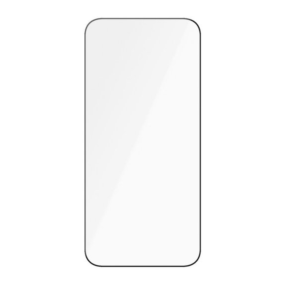 Verre trempé UWF Ceramic avec applicateur pour iPhone 15 Pro Max, Noir, PanzerGlass