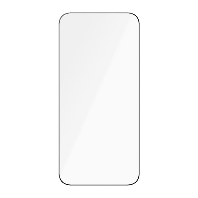 Verre trempé UWF Ceramic avec applicateur pour iPhone 15 Pro Max, Noir, PanzerGlass
