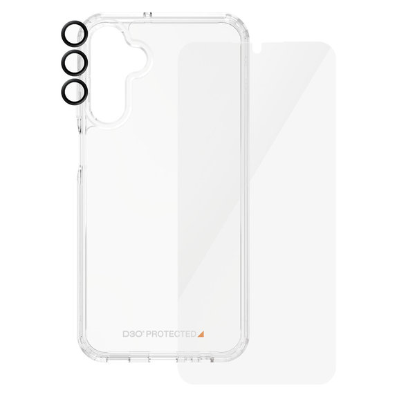 Bundle Hoops + Verre trempé UWF + Hard Case D3O pour Samsung Galaxy A15/A15 5G, PanzerGlass
