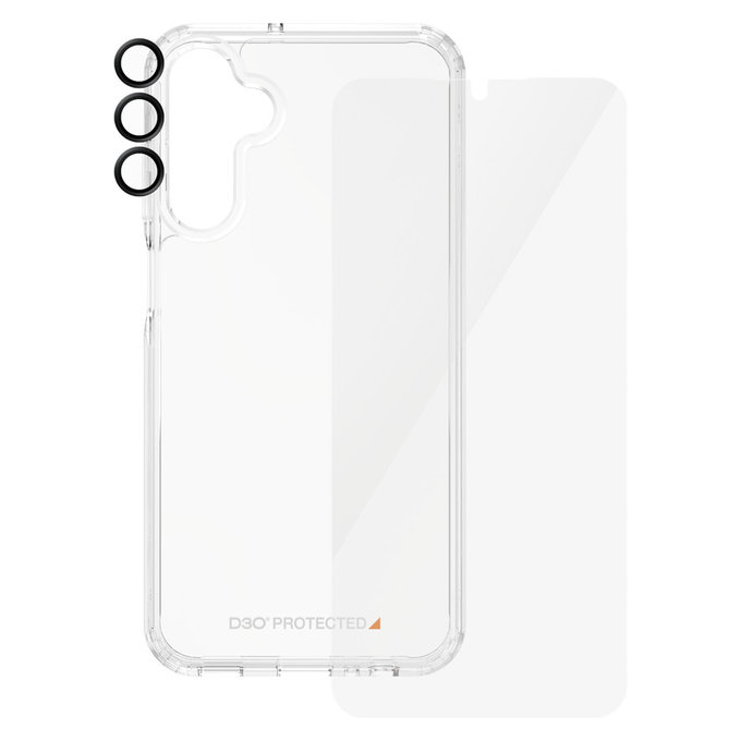 Bundle Hoops + Verre trempé UWF + Hard Case D3O pour Samsung Galaxy A15/A15 5G, PanzerGlass