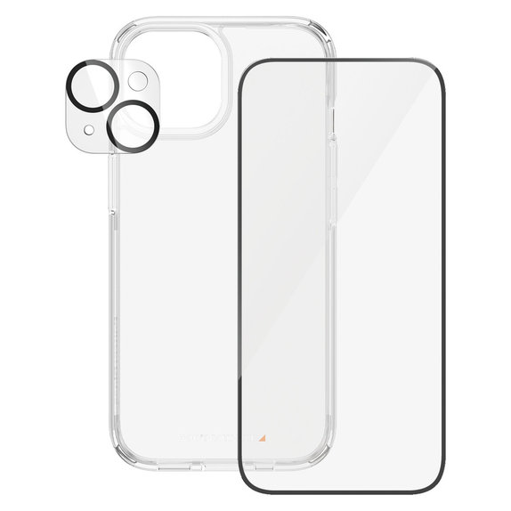 Bundle PicturePerfect + Verre trempé UWF + Hard Case D3O pour iPhone 15, PanzerGlass