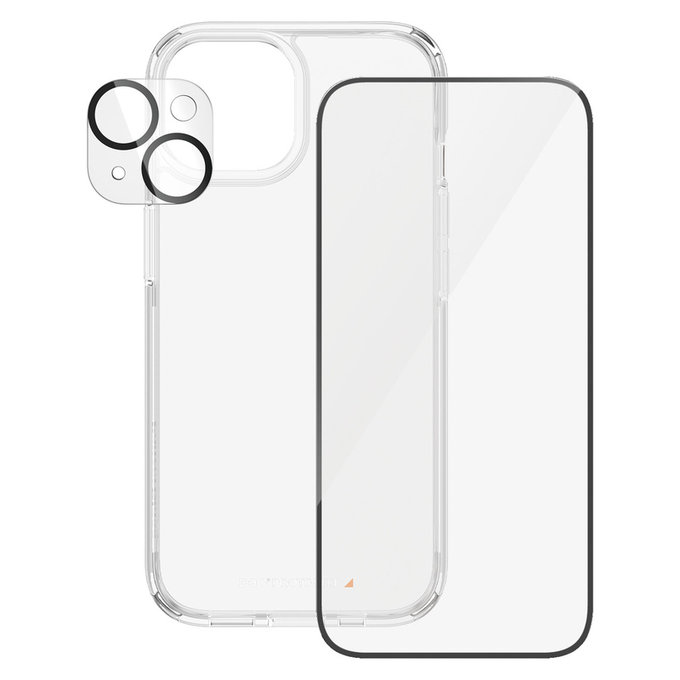 Bundle PicturePerfect + Verre trempé UWF + Hard Case D3O pour iPhone 15, PanzerGlass