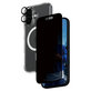 Bundle Hoops + Verre trempé UWF Privacy + Hard Case pour iPhone 16, PanzerGlass