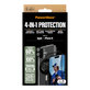 Bundle Hoops + Verre trempé UWF + Hard Case + Magnetic Ring Mount pour iPhone 16, PanzerGlass
