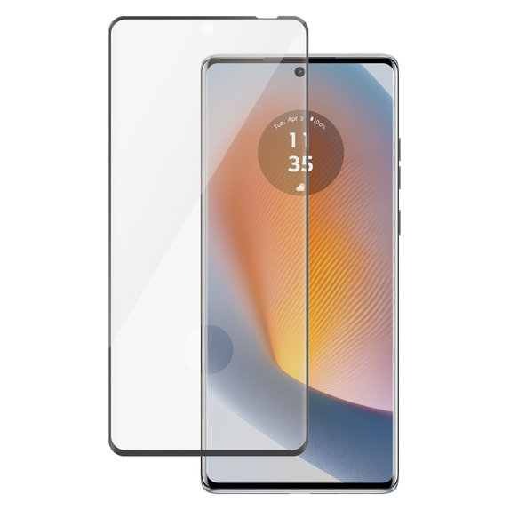 Verre trempé UWF pour Motorola Moto G85 5G/Edge 50 Fusion, Noir, PanzerGlass