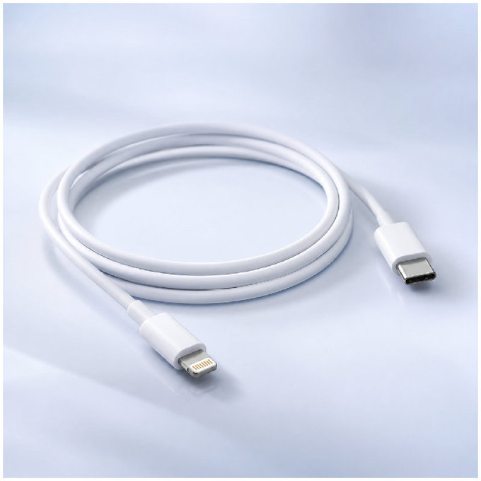FixPremium - Câble Lightning/USB-C, 1.5m, blanc