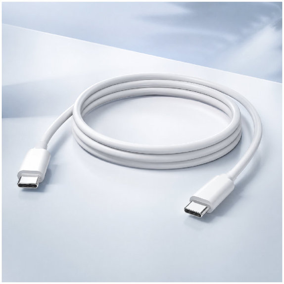 FixPremium - Câble USB-C/USB-C, 1.5m, blanc