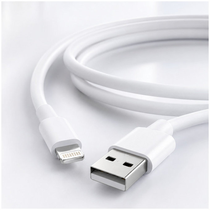 FixPremium - Câble Lightning/USB, 1.5m, blanc