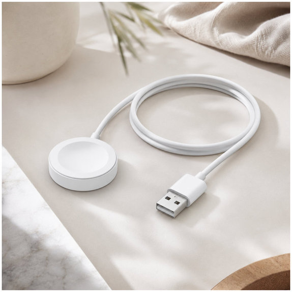 FixPremium - Câble Watch/USB, 1.5m, blanc