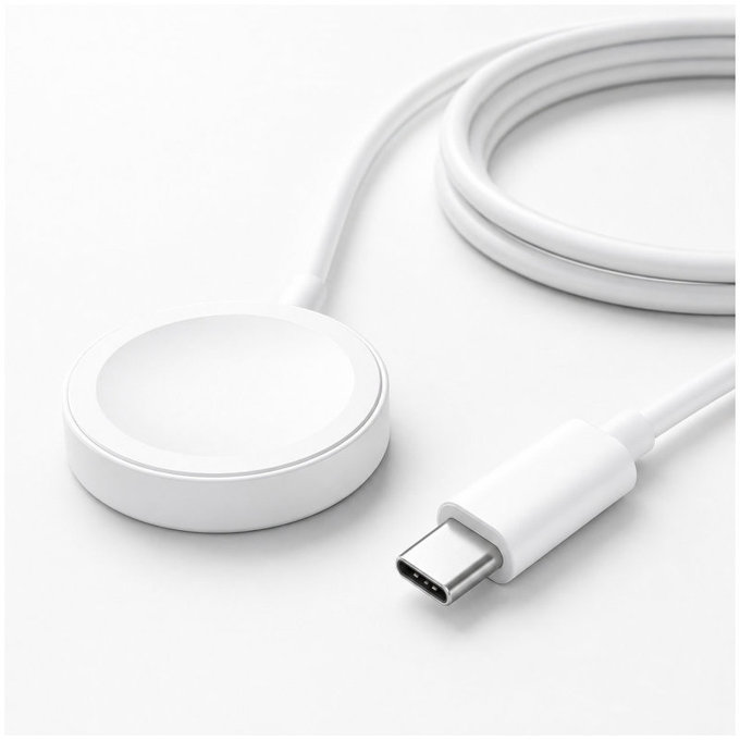FixPremium - Câble Watch/USB-C, 1.5m, blanc