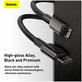 Baseus - Câble Lightning/USB-C, 1.5m, noir