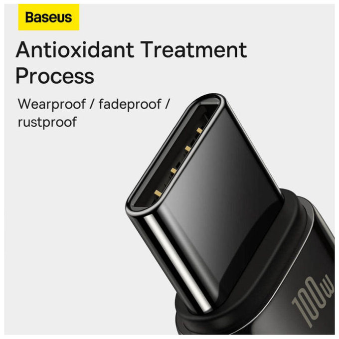 Baseus - Câble USB-C/USB, 1.5m, noir