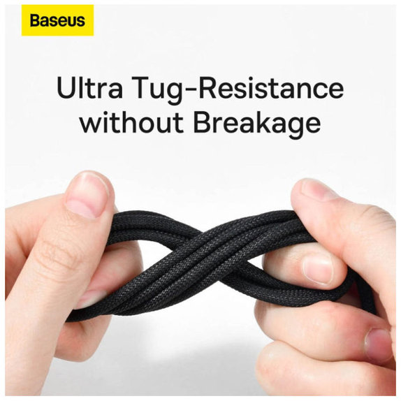 Baseus - Câble USB-C/USB, 1.5m, noir
