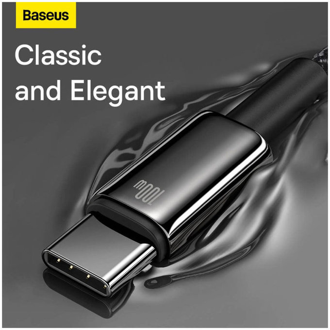 Baseus - Câble USB-C/USB, 1.5m, noir