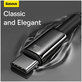 Baseus - Câble USB-C/USB, 1.5m, noir