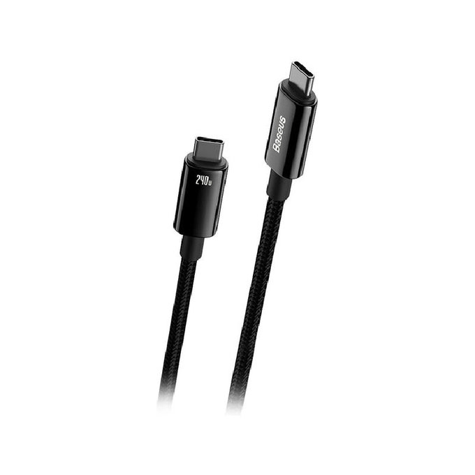 Baseus - Câble USB-C/USB-C, 1.5m, noir