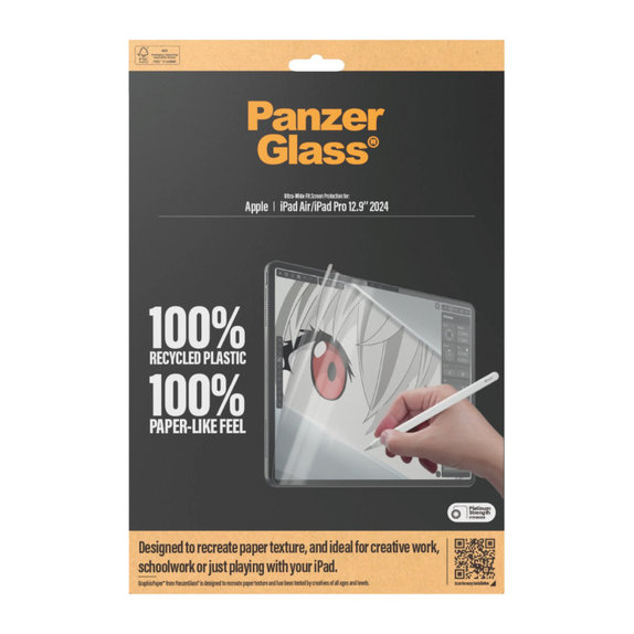 Film de protection GraphicPaper UWF pour iPad Air 13"/Pro 13", Transparent, PanzerGlass