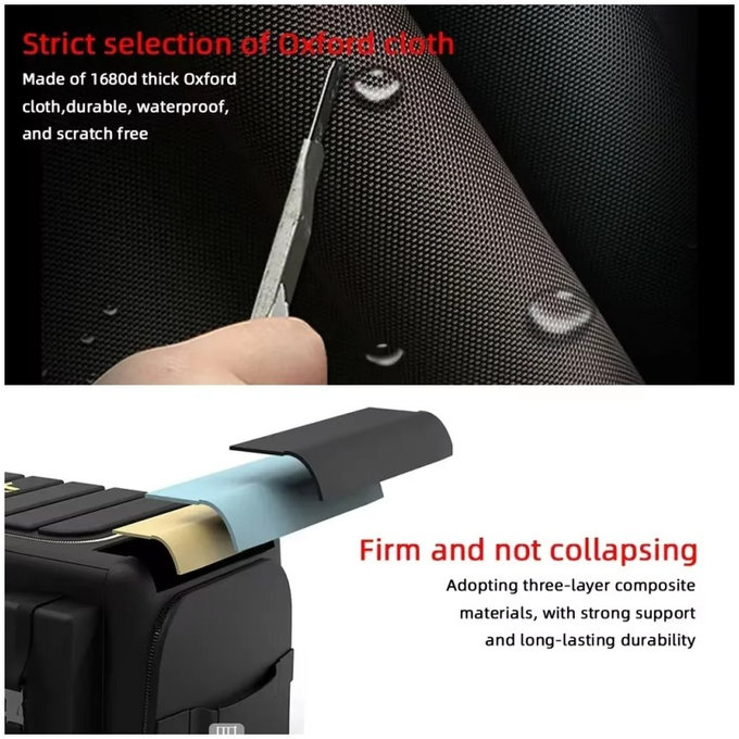 Sac/boîte de rangement pour coffre de voiture 70L - 60x30x30cm